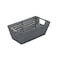Simplify Small Shelf Storage Rattan Tote Basket in Charcoal 25454-CHARCOAL - alternate 1